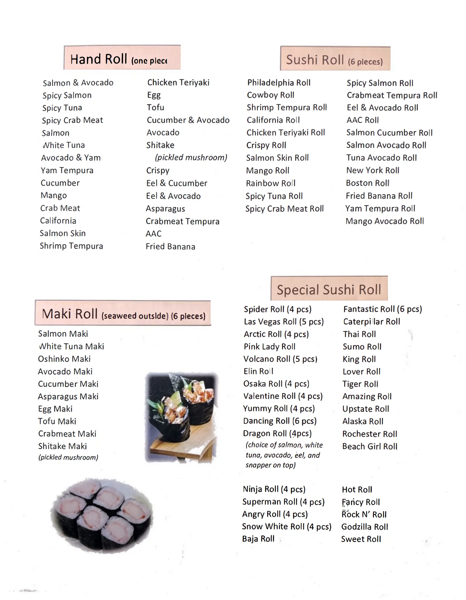 Osaka Sushi Japanese Restaurant DINNER AYCE MENU_04